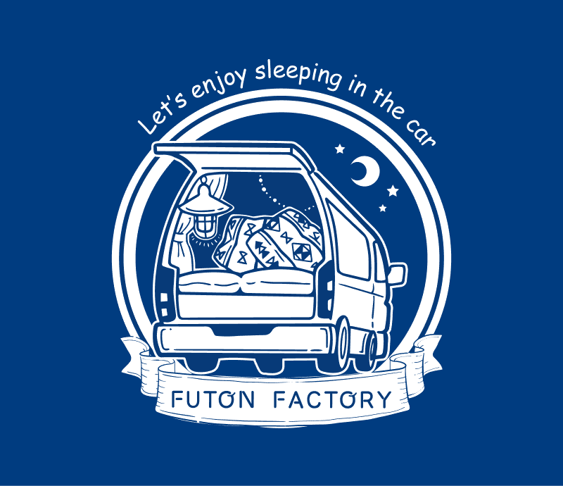 Let's enjoy sleeping in the car FUTON FACTORY